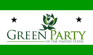 [Green party flag]